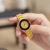 Round Black Bezel Women's Watch
