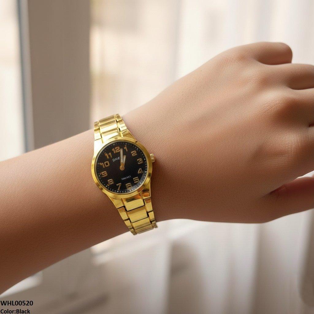 Round Number's Dial Women's Watch