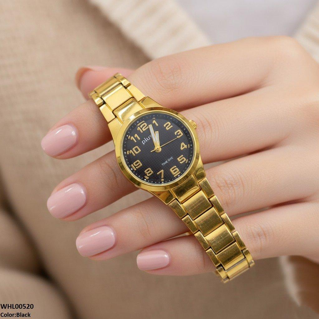 Round Number's Dial Women's Watch