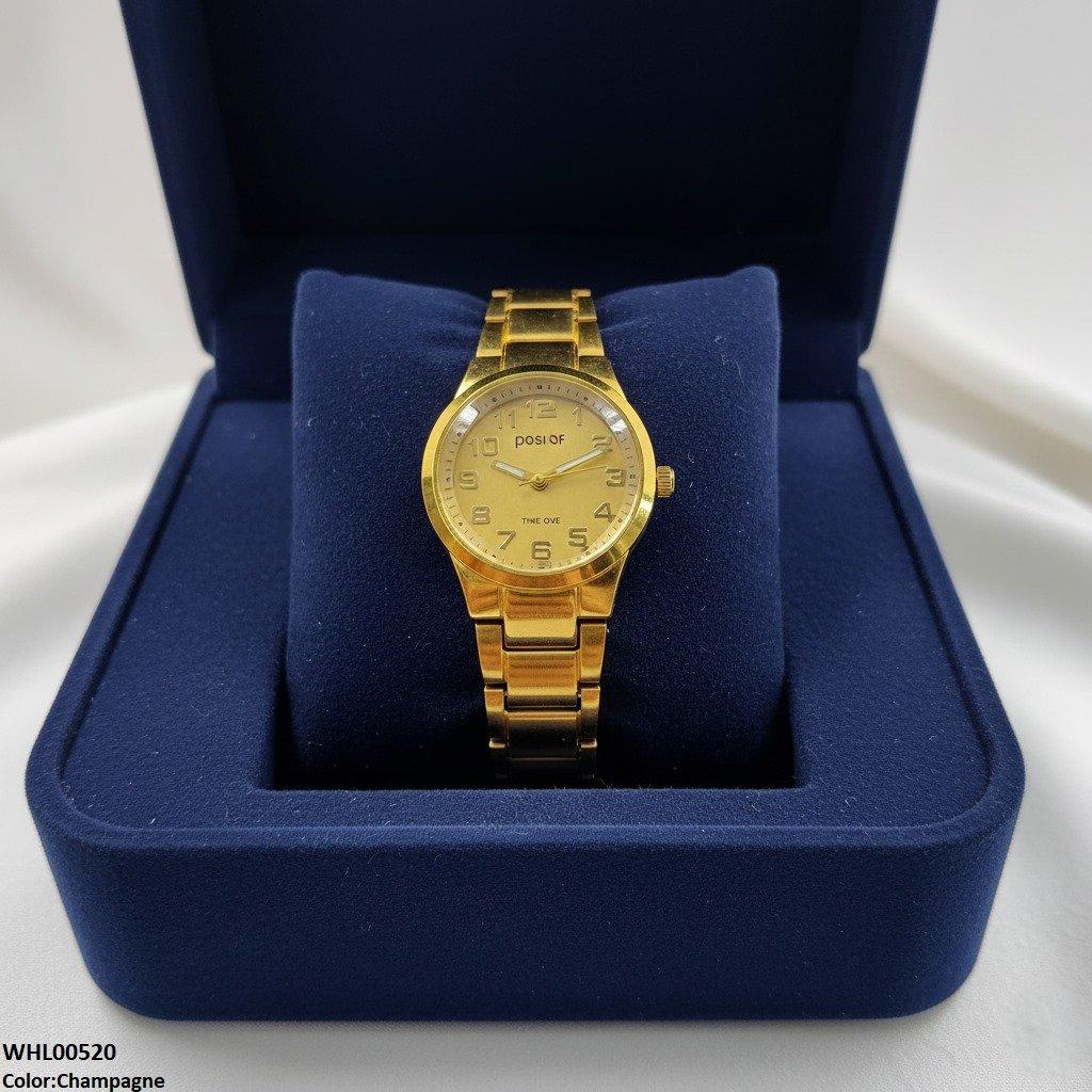 Round Number's Dial Women's Watch