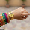 Round Number's Dial Women's Watch
