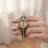 Round Black Chain Women's Watch