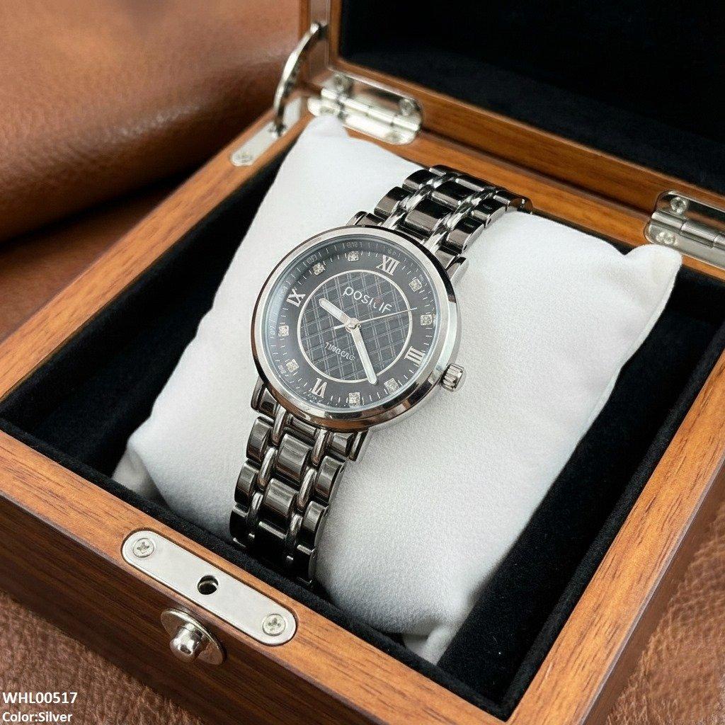 Round Dial Stone Women's Watch