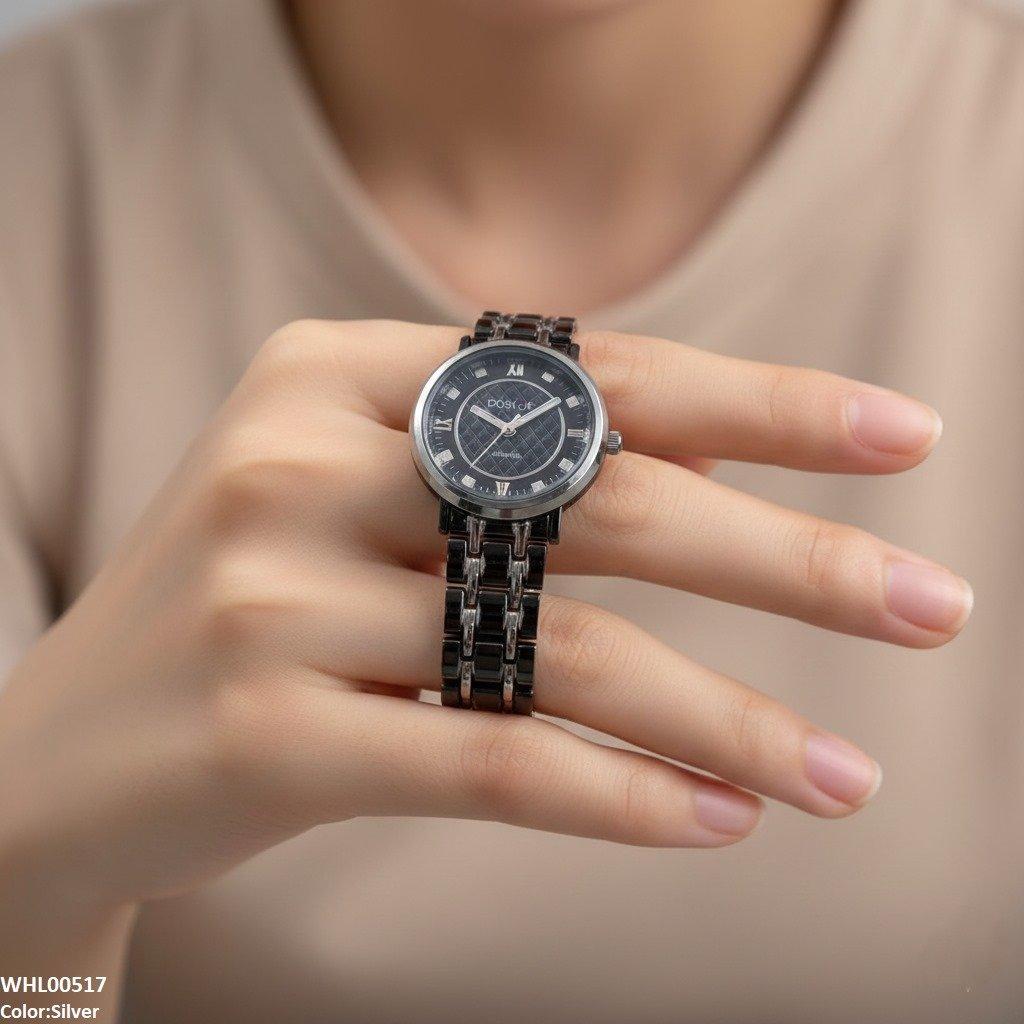 Round Dial Stone Women's Watch
