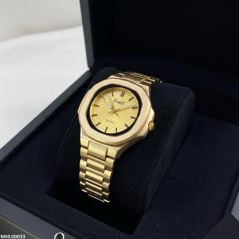 Octagon Champagne Dial Men's Watch