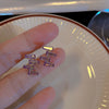 4 Baguette Joint Stud Tops Pair