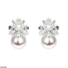 Round Pearl Flower Tops Pair