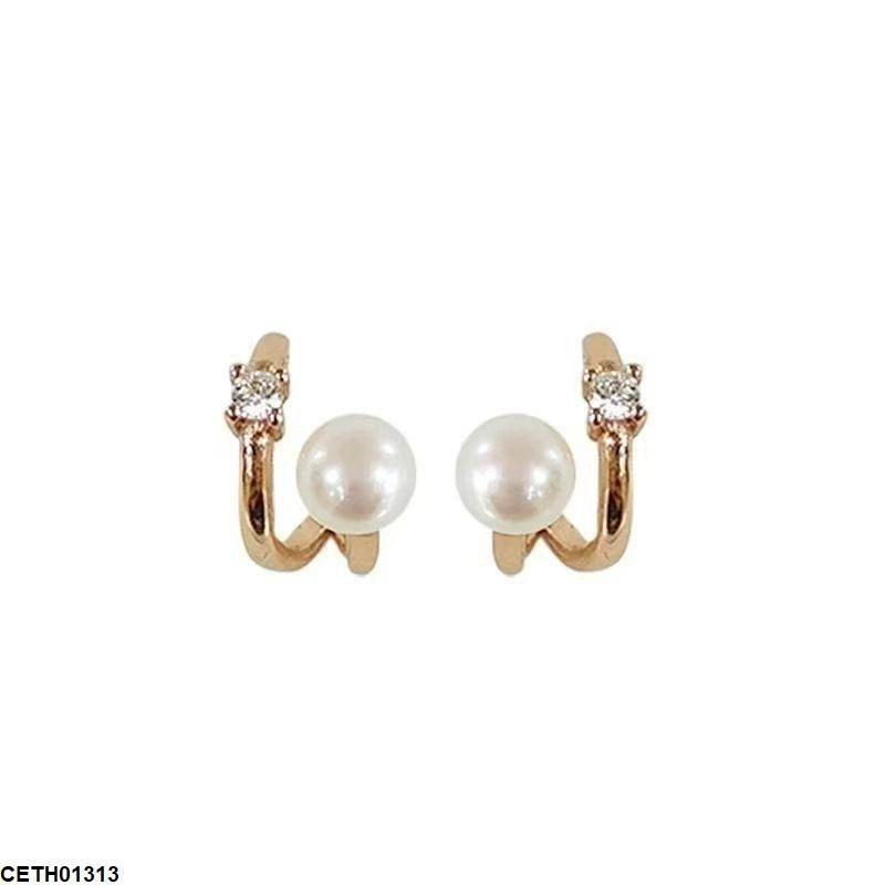 Round Pearl Tops Pair