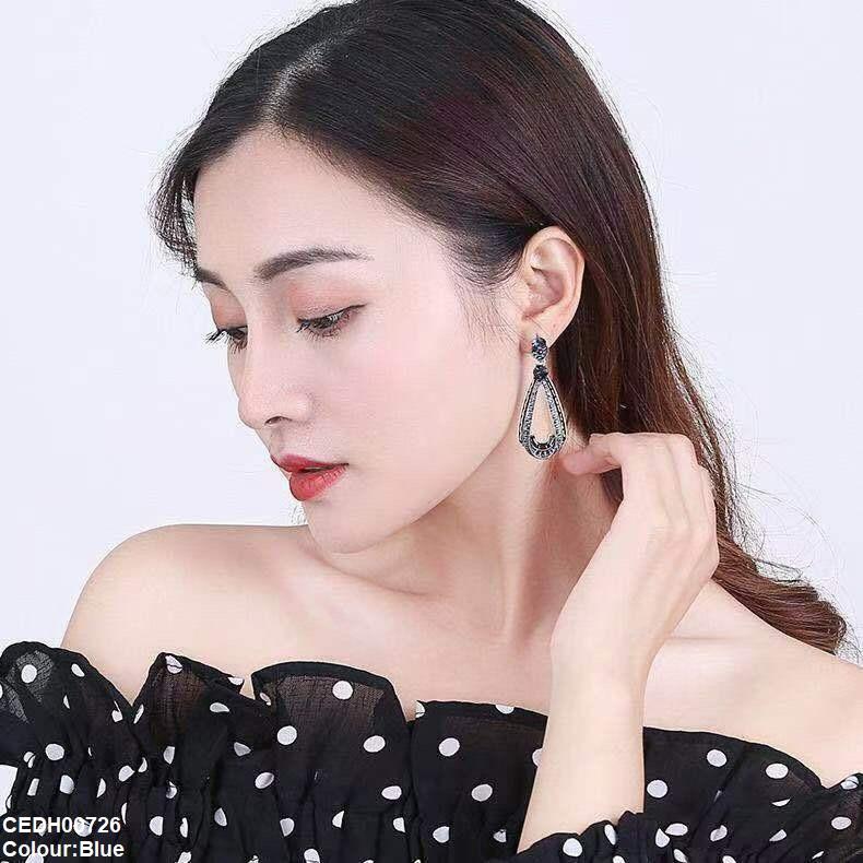Round Tear Drop Earrings