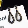 Round Tear Drop Earrings