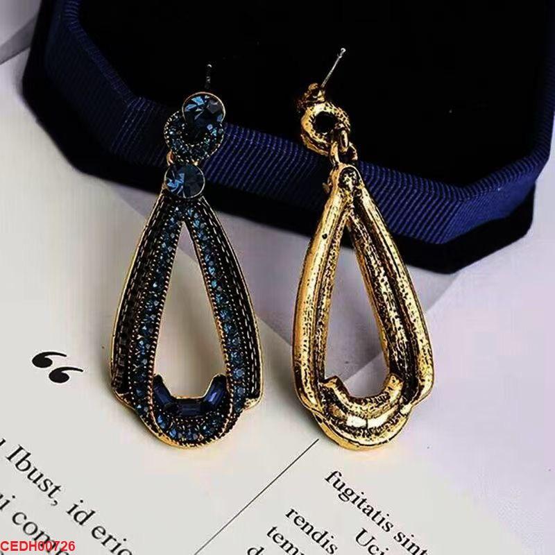 Round Tear Drop Earrings