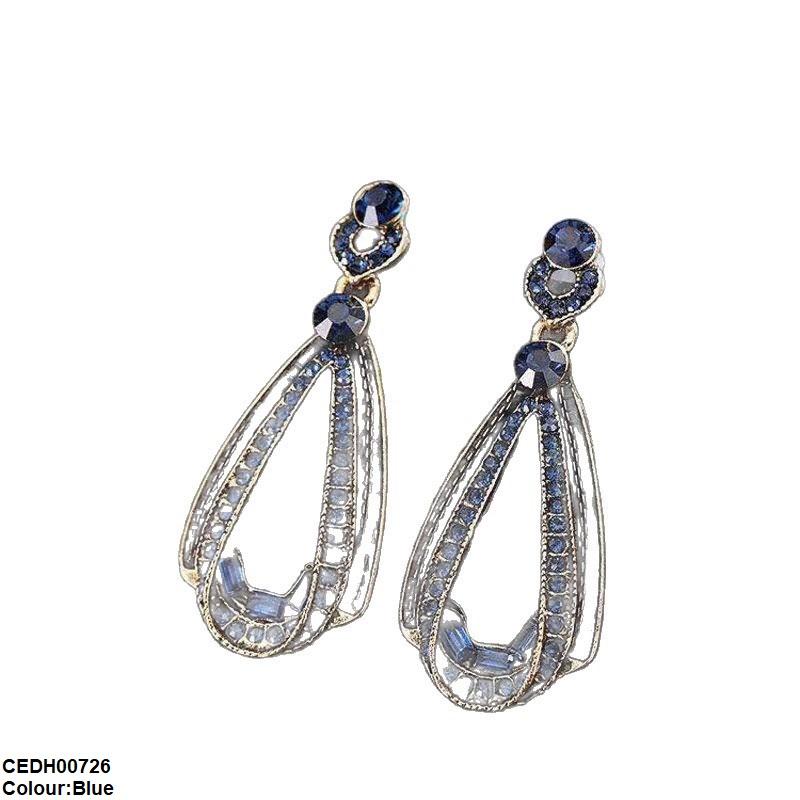 Round Tear Drop Earrings