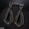 Round Tear Drop Earrings