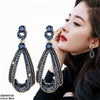 Round Tear Drop Earrings