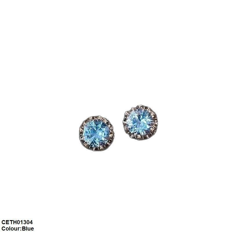 Round Stone Tops Pair