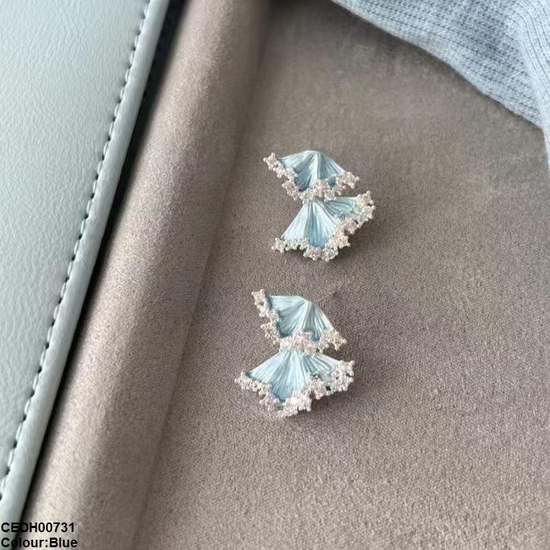 Double Leaf Drop Earrings