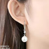 Round Pearl Drop Earrings