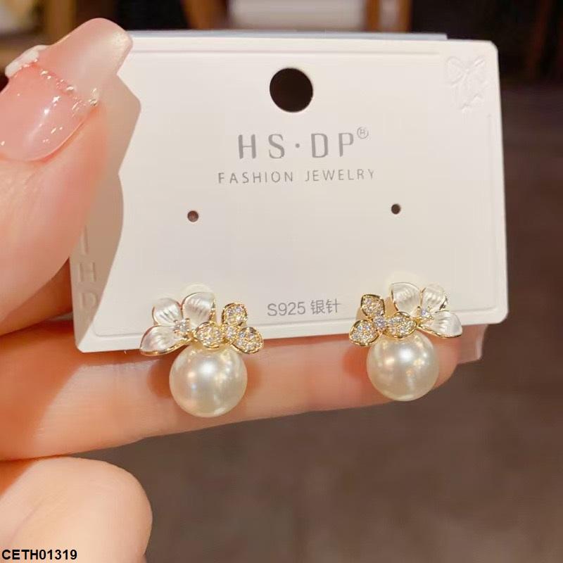 Pearl Flower Tops Pair