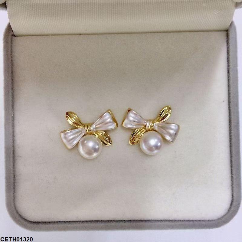 Bow Pearl Tops Pair