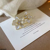Heart Flower Zircon Stone Tops Pair