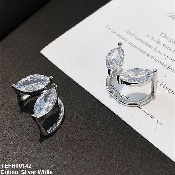Double Marquis Stone Ear Cuff Pair