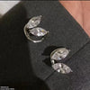 Double Marquis Stone Ear Cuff Pair