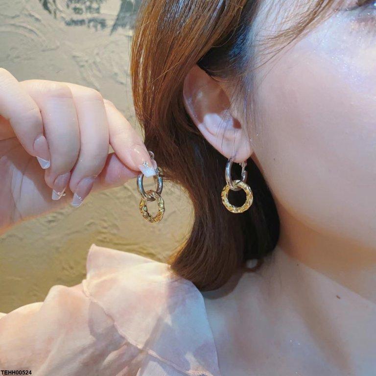 Round Double Hoops Pair