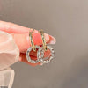 Round Double Hoops Pair
