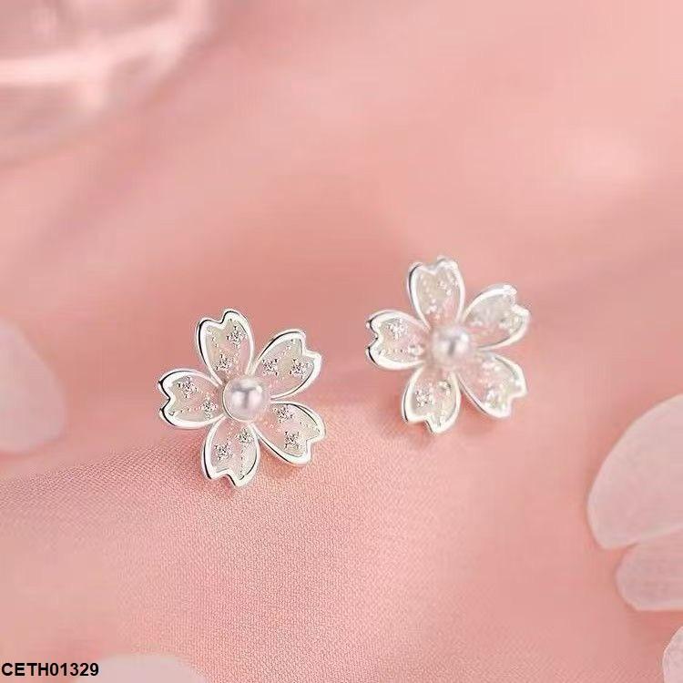 Pearl Flower Tops Pair