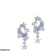 Moon Star Drop Earrings