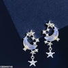 Moon Star Drop Earrings