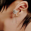 Three Layer Drop Ear Cuff Single