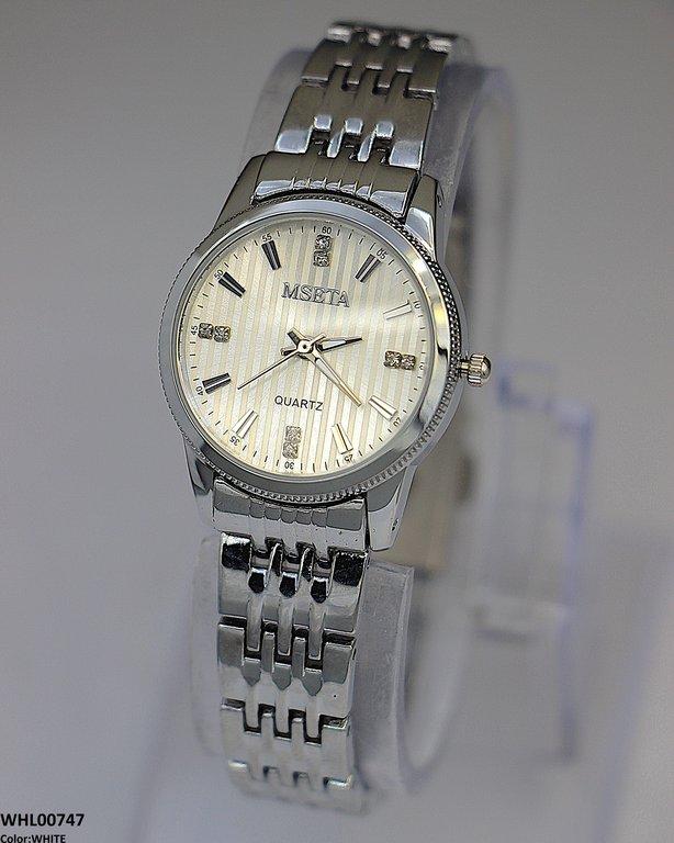 Round Stone Dial Women's Watch