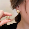 Square Hoops Pair