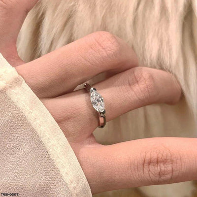 Marquise Stone Zircon Ring Adjustable