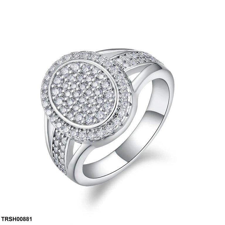 Oval Zircon Stone Ring