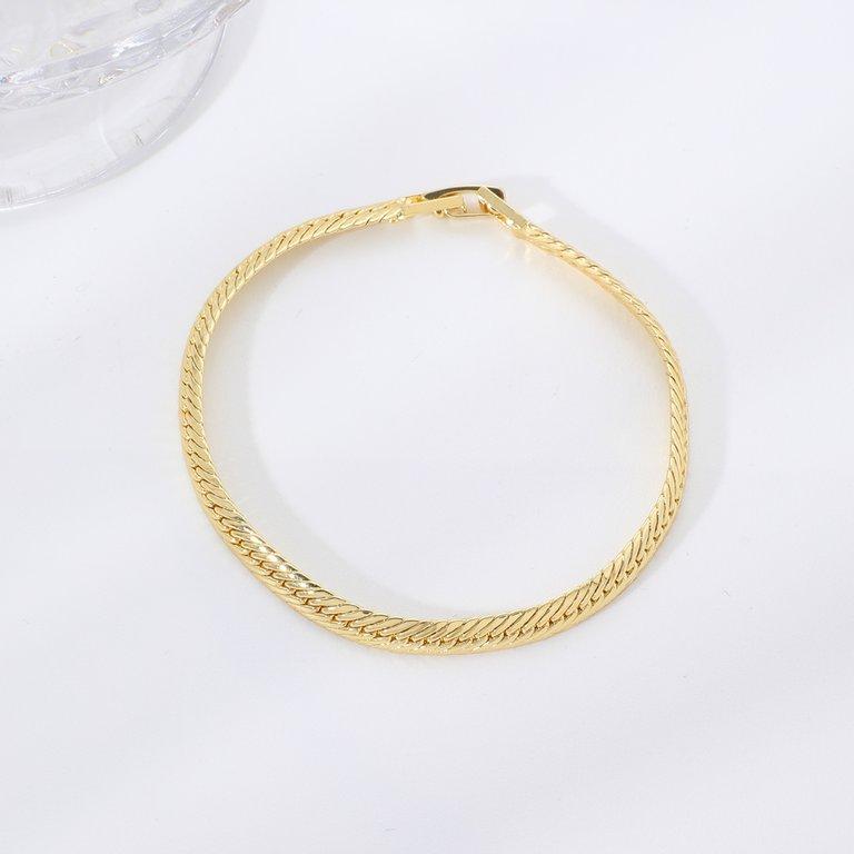 Wave Link Chain Bracelet