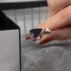 Double Heart Ring Adjustable