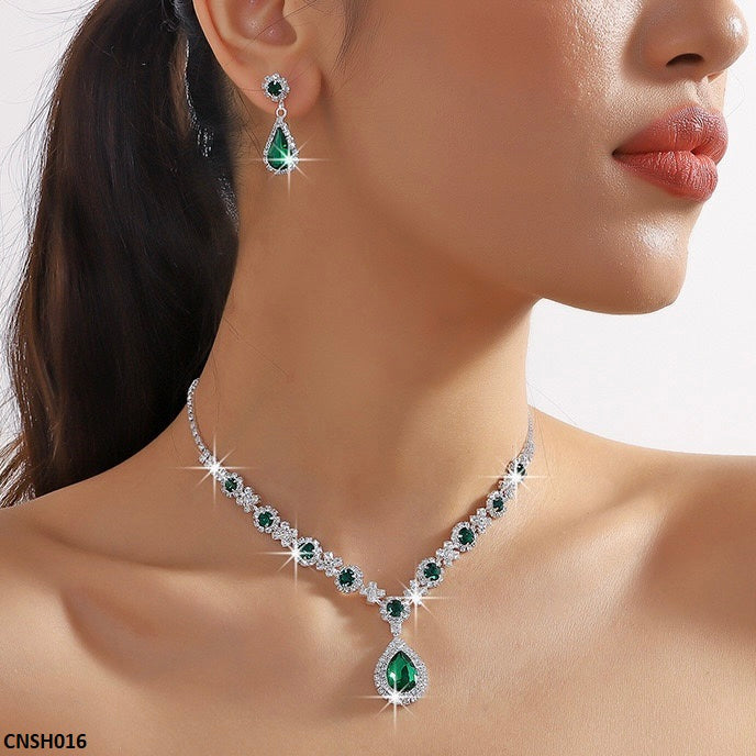 Tear Bracket Necklace Set