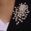 Pearl Round Broach