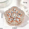 Floral Flower Zircon Broach