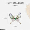 Butterfly Zircon Broach
