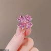 Heart Flower Zircon Broach