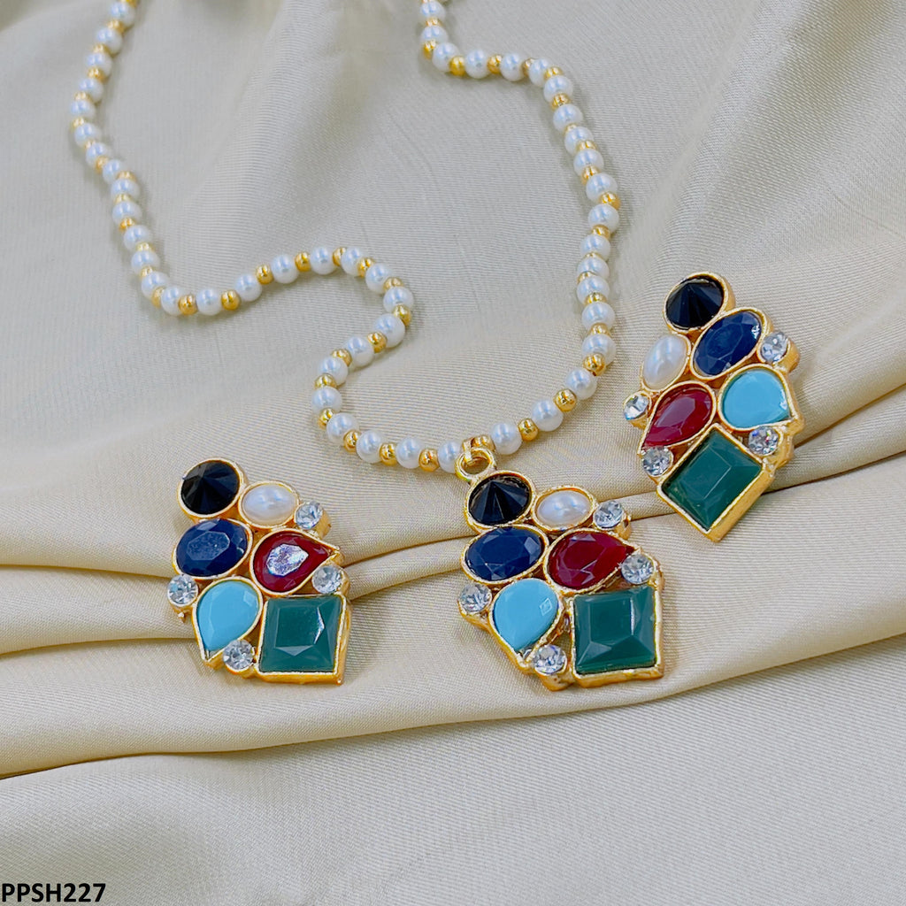 Multi Tear Pendant Set