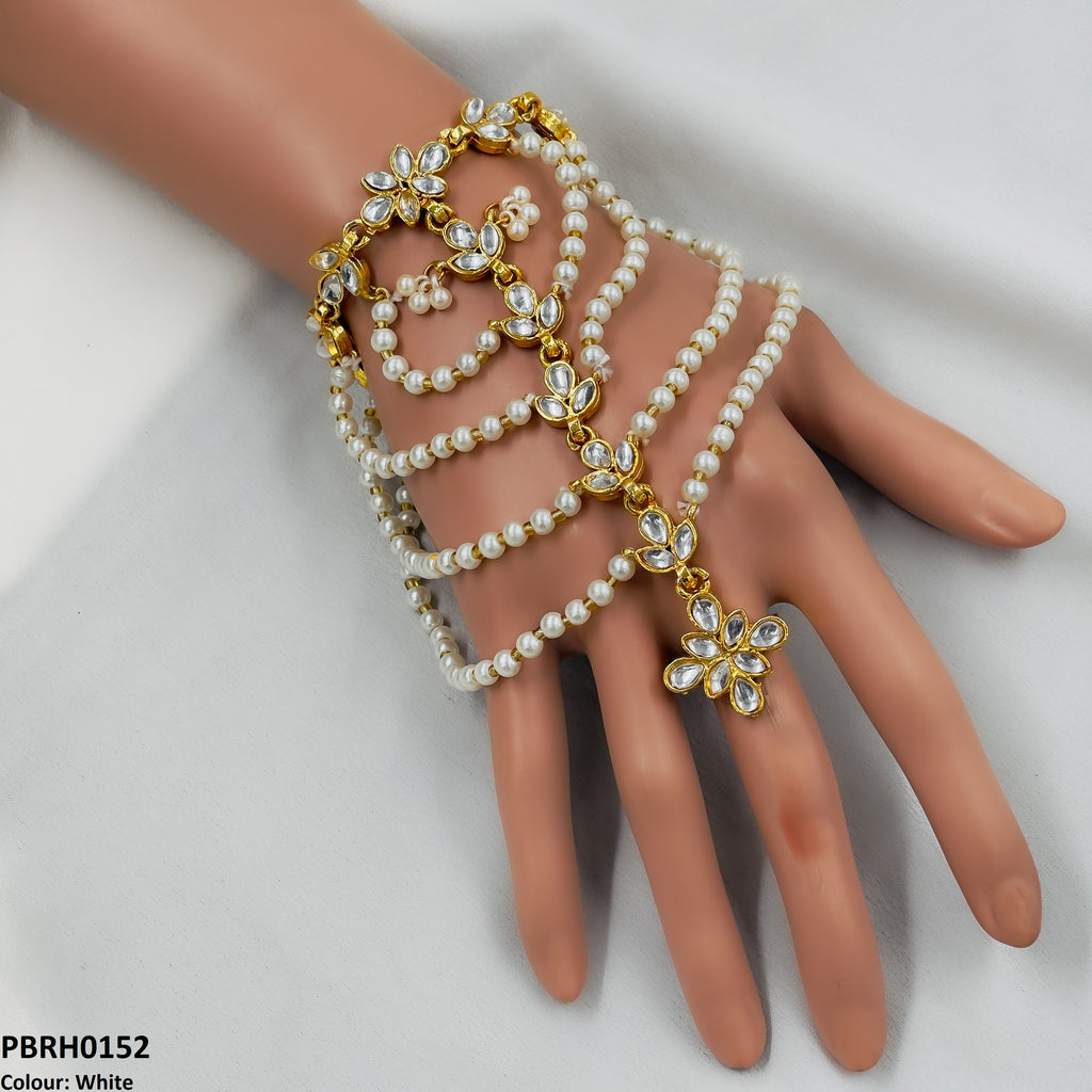Pearl Flower Angla Bracelet Adjustable