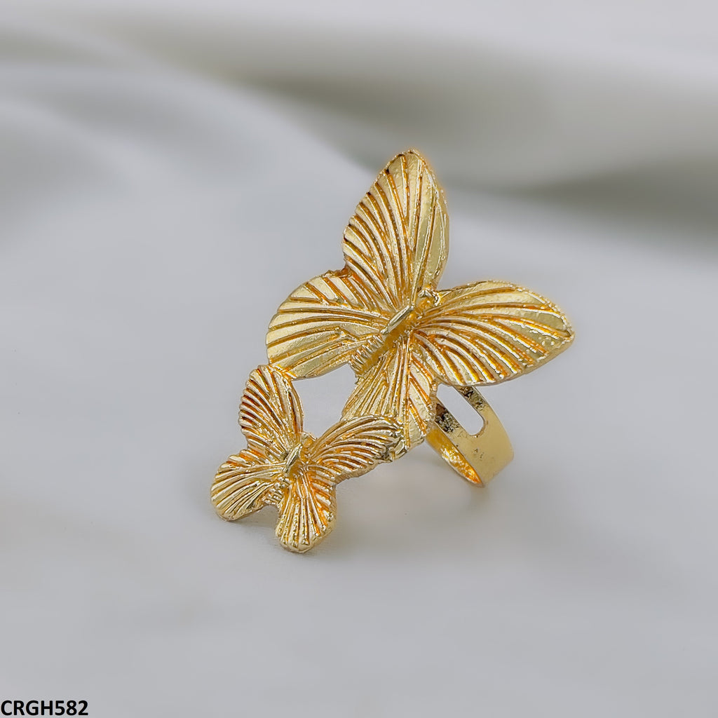 Double Butterfly Ring