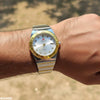Round Gold Bazel Men's Watch