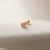 Round Stone Stainless Steel Nose Pin