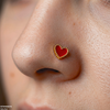 Heart Stainless Steel Nose Pin