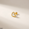 Heart Stainless Steel Nose Pin
